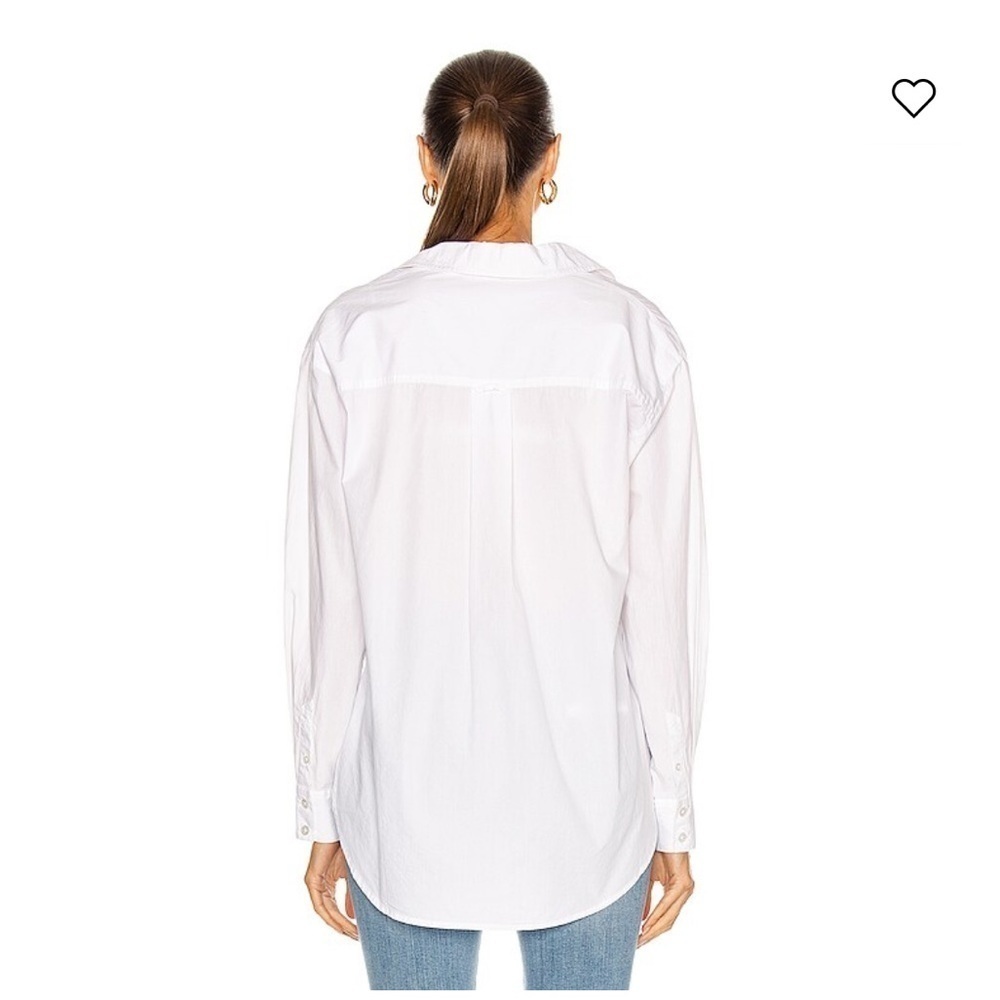 Veronica Beard Keiko White 100% Cotton button down Top 🤍 XS Sold Out! - Picture 3 of 16